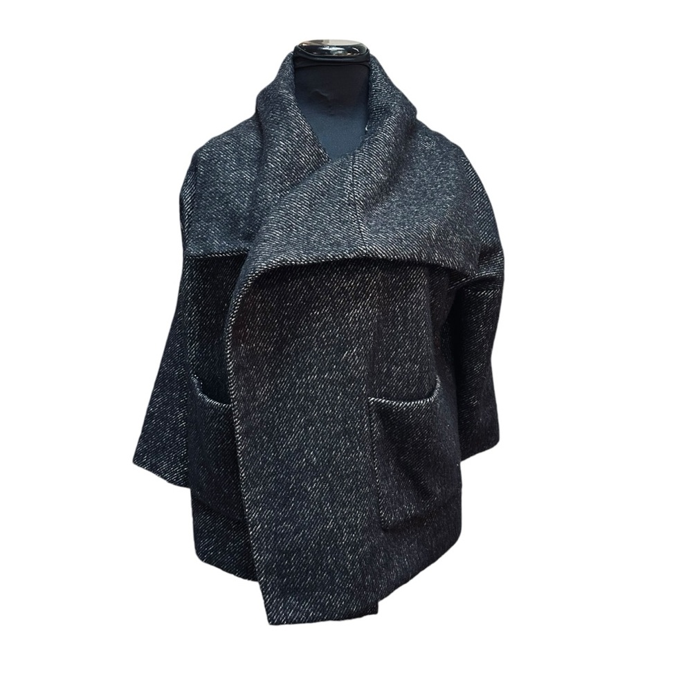 NYDJ Women's Cropped Wrap Blanket Coat size M